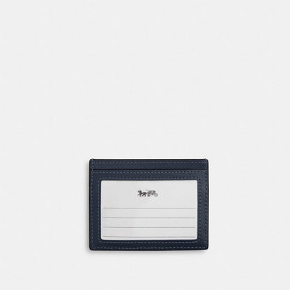 Slim Id Card Case In Loved Leather