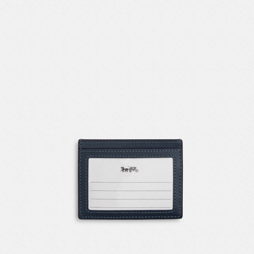 Slim Id Card Case In Signature Camo Print