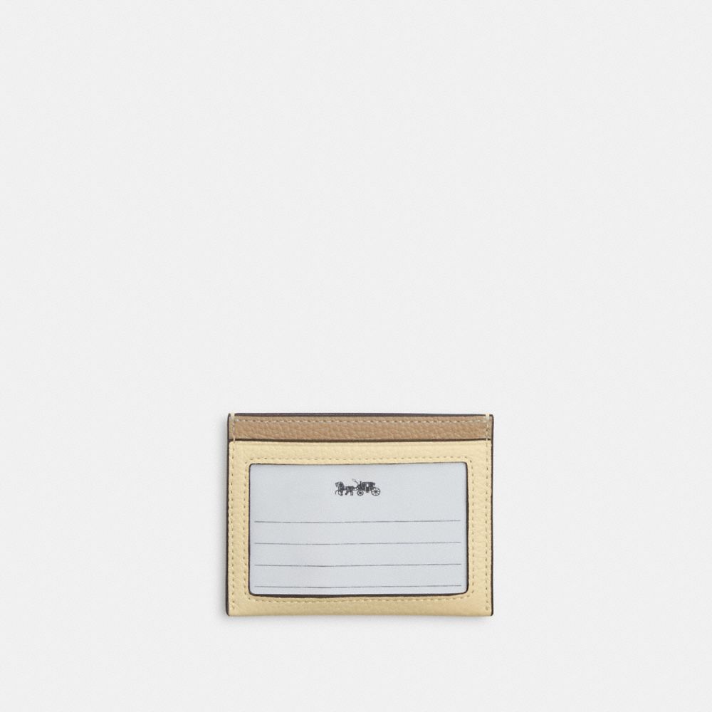 Slim Id Card Case With Lemon Graphic