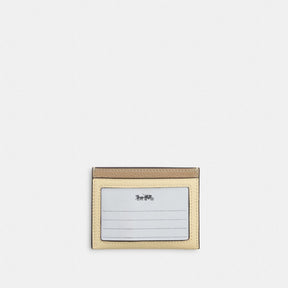 Slim Id Card Case With Lemon Graphic