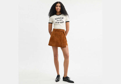 Suede Skirt