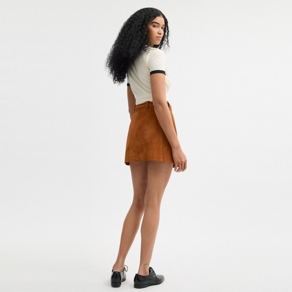 Suede Skirt