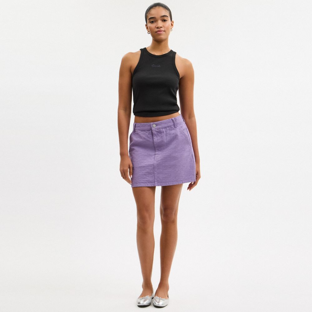 Signature Denim Skirt