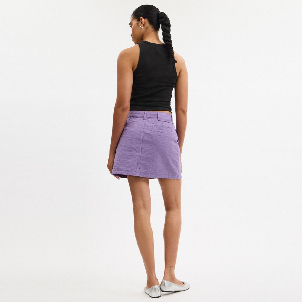 Signature Denim Skirt