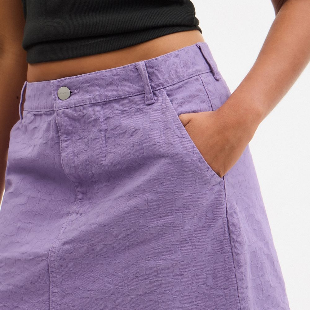Signature Denim Skirt