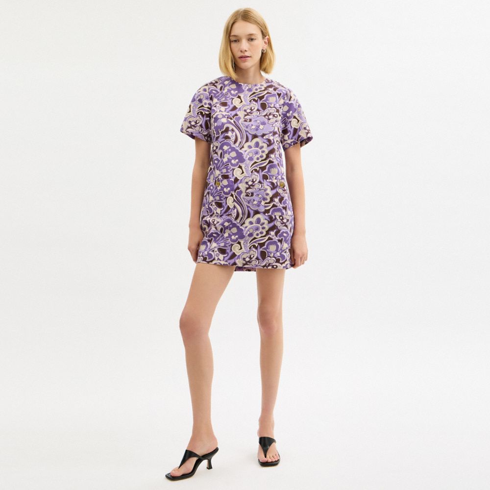 Canvas T Shirt Dress In Regenerative Cotton