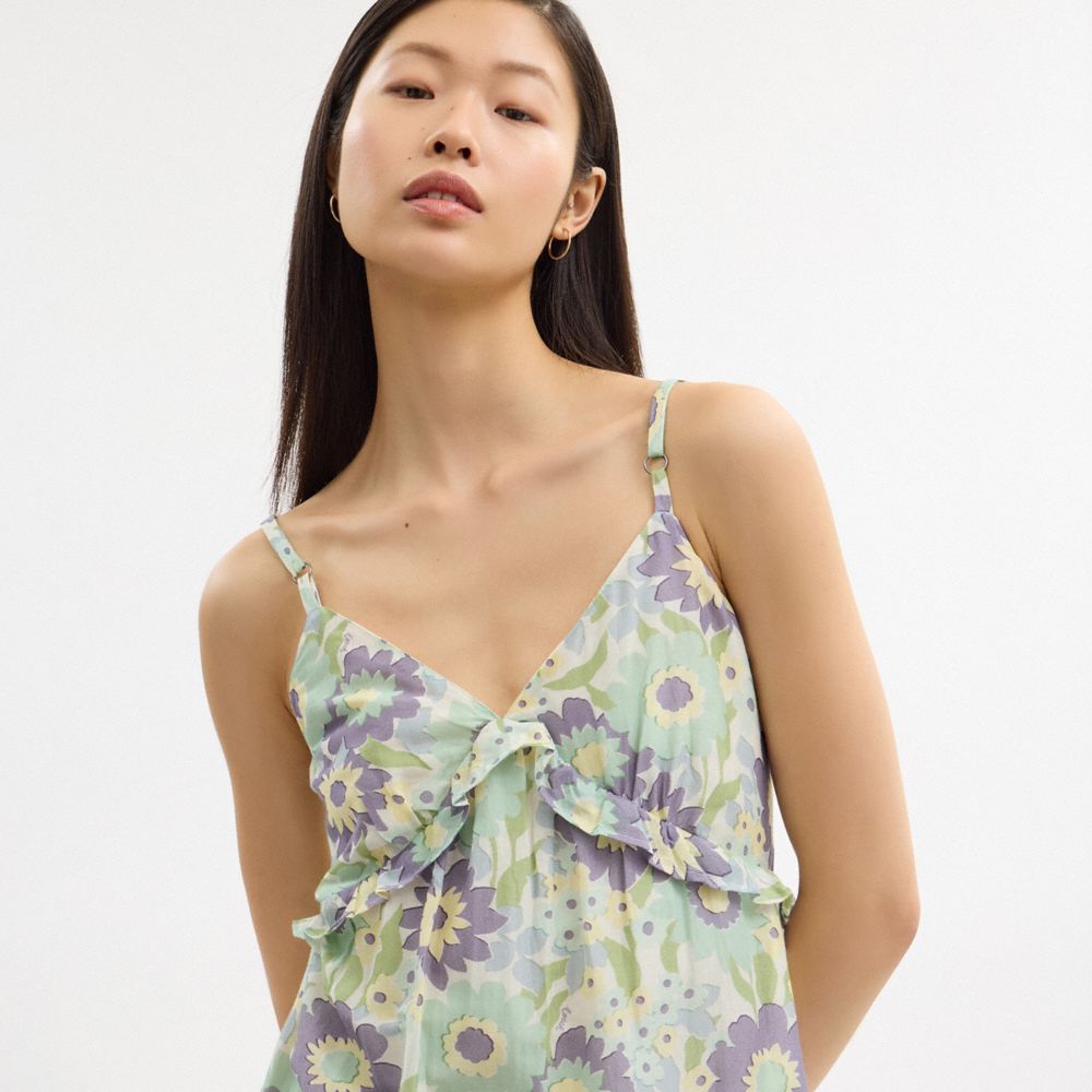 Cotton Voile Maxi Dress
