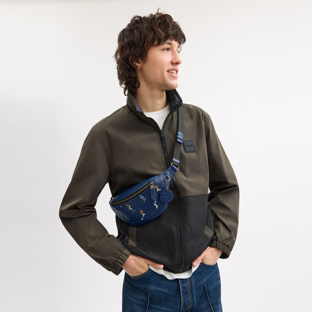 Warren Mini Belt Bag With Baseball Print