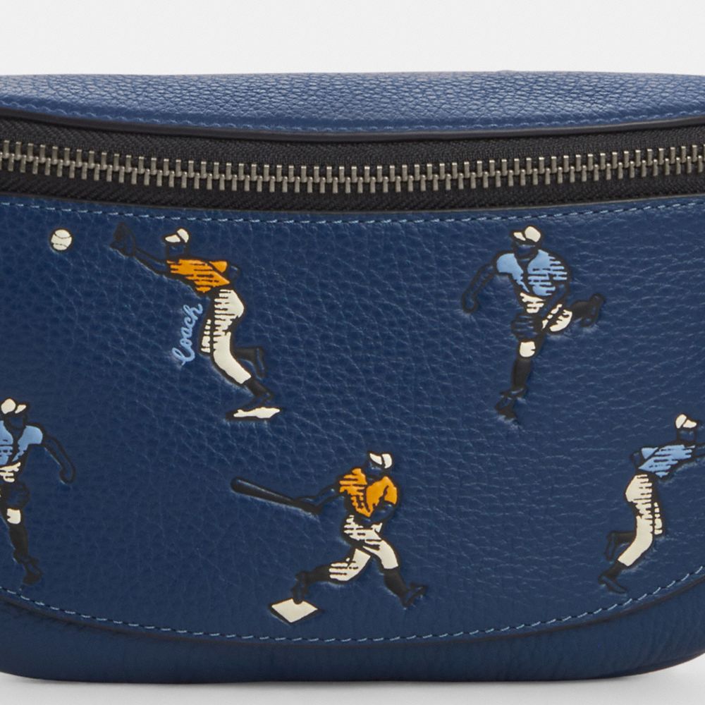 Warren Mini Belt Bag With Baseball Print