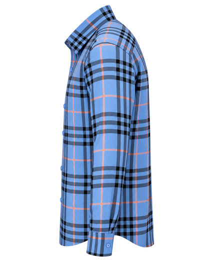 Caxbridge Check-Patterned Regular-Fit Cotton-Poplin Shirt