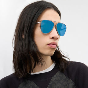 C Hardware Metal Pilot Sunglasses