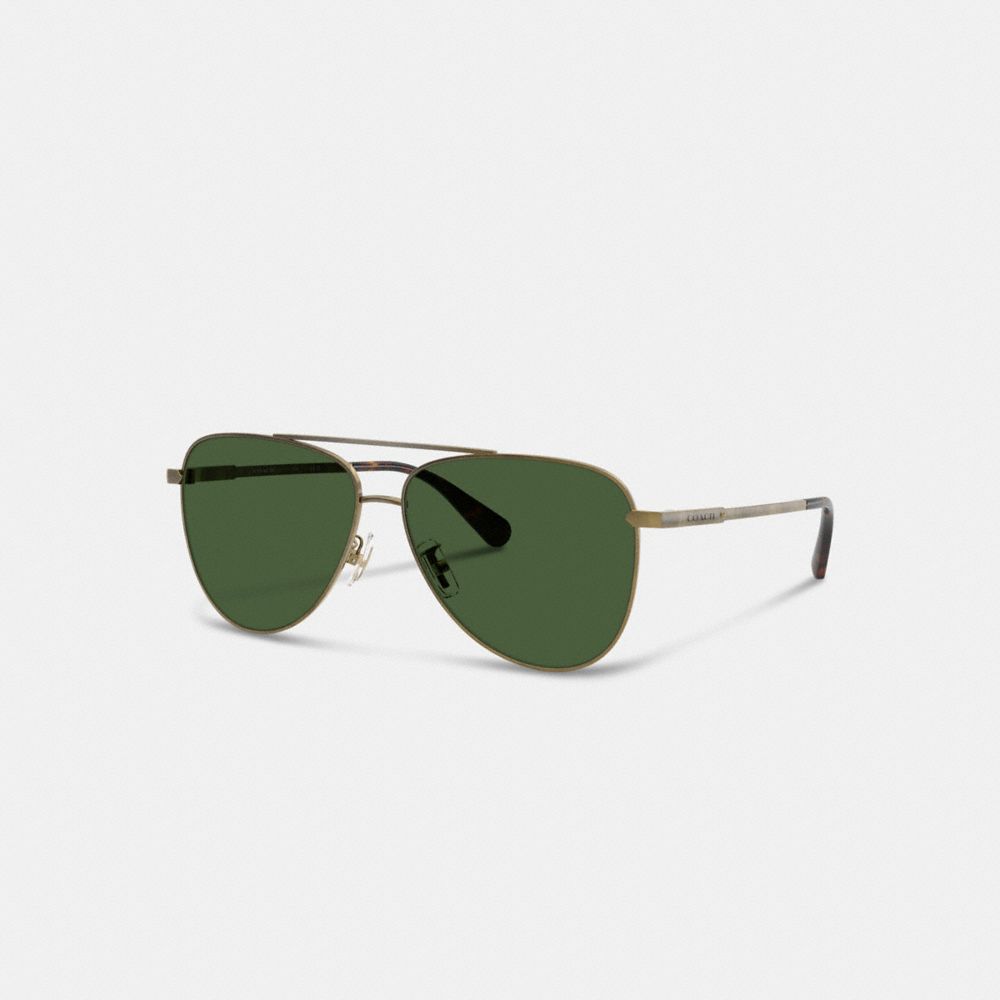 C Hardware Metal Pilot Sunglasses