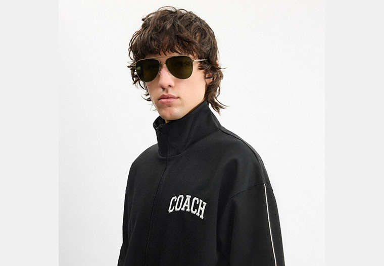 C Hardware Metal Pilot Sunglasses