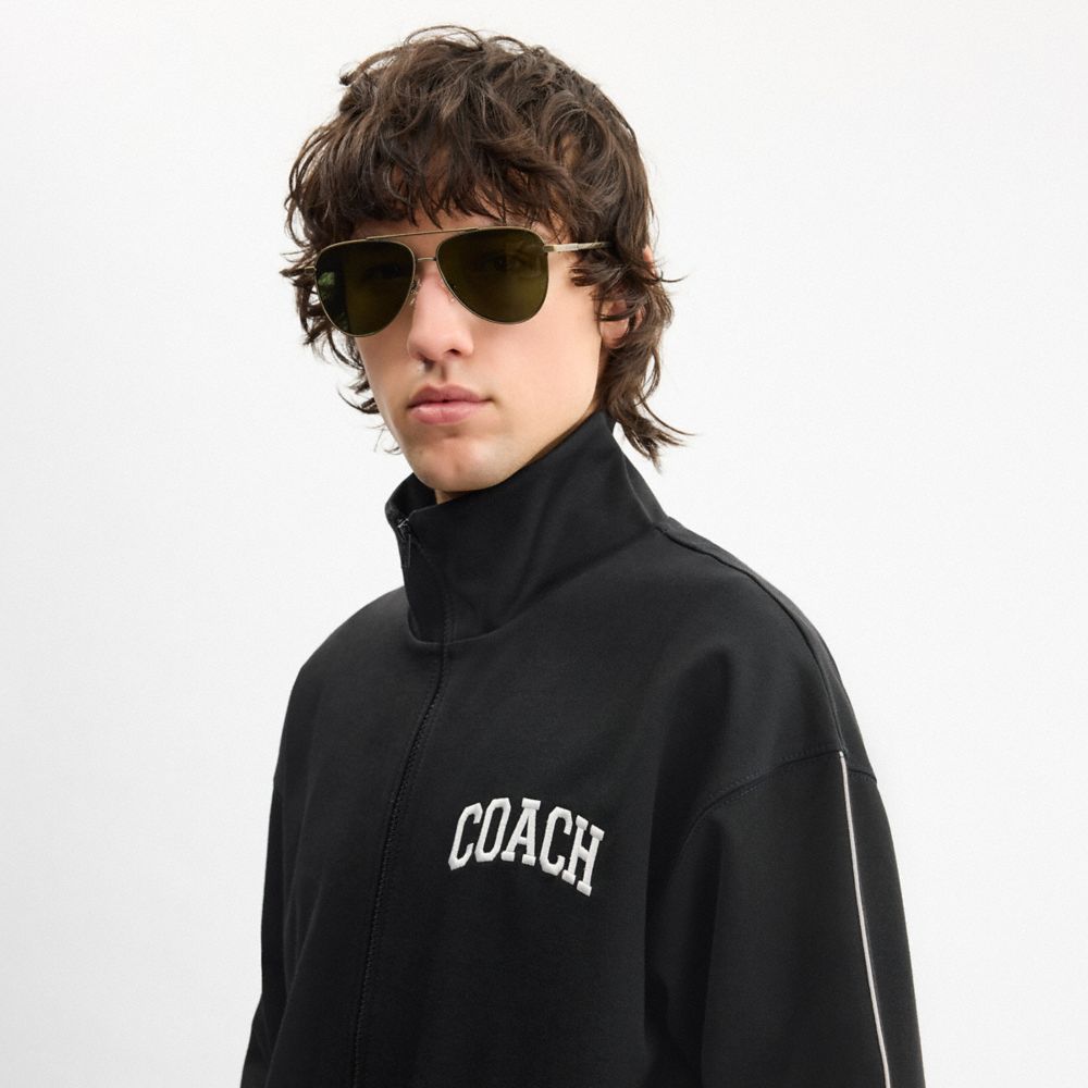 C Hardware Metal Pilot Sunglasses