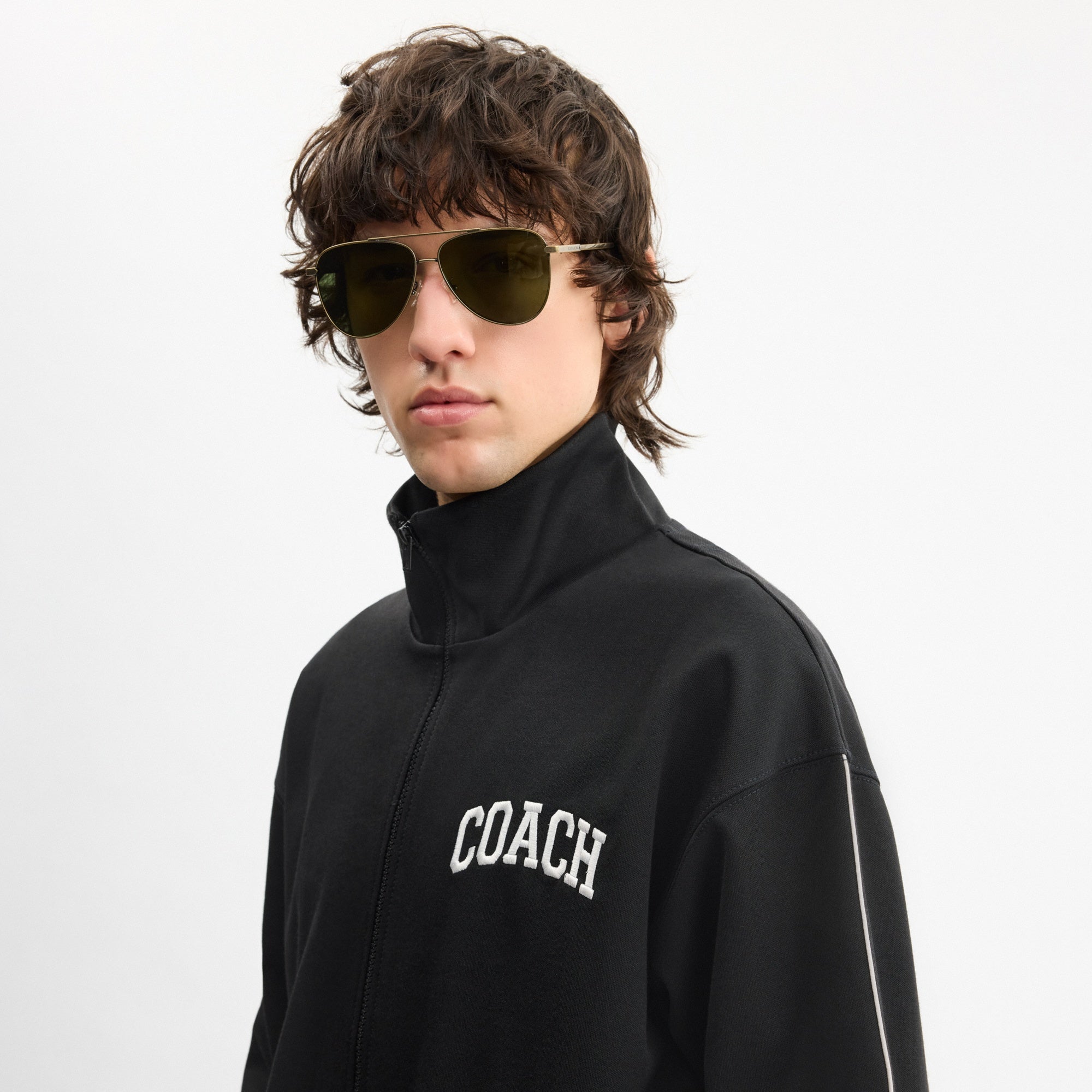 C Hardware Metal Pilot Sunglasses