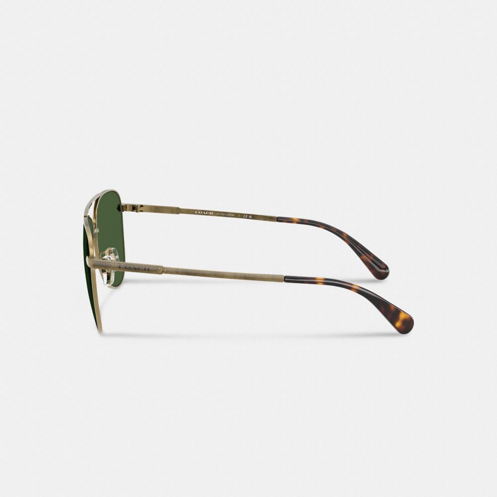 C Hardware Metal Pilot Sunglasses