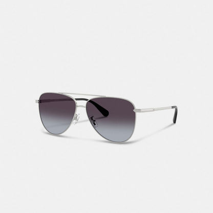 C Hardware Metal Pilot Sunglasses