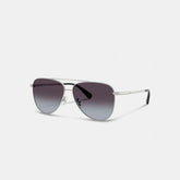 C Hardware Metal Pilot Sunglasses