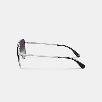 C Hardware Metal Pilot Sunglasses