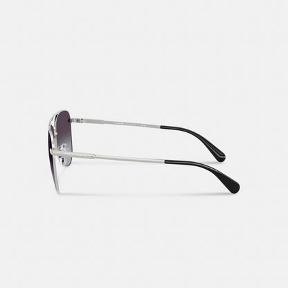 C Hardware Metal Pilot Sunglasses