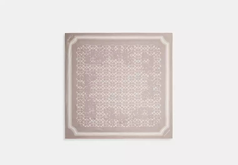 Horse And Carriage Bag Strap Print Silk Square Scarf