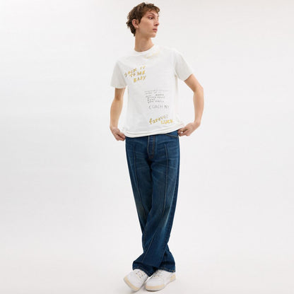 Sketch Print T-Shirt