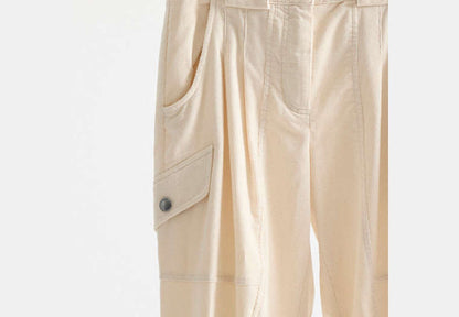 Restored Corduroy Utility Trousers