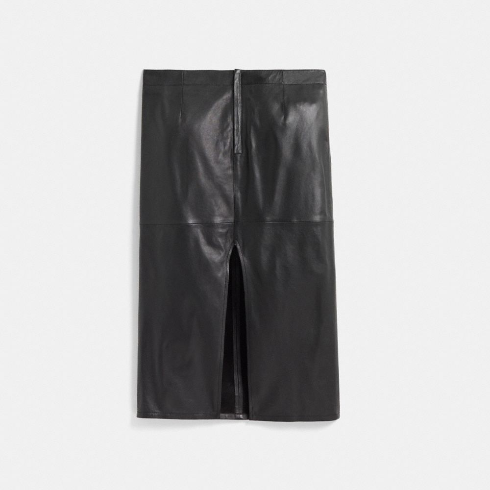 Restored Heritage C Long Leather Skirt
