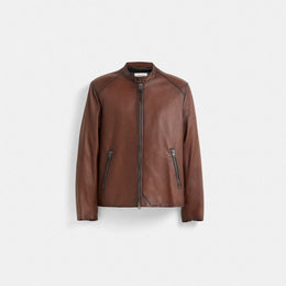 Restored Leather Racer Jacket