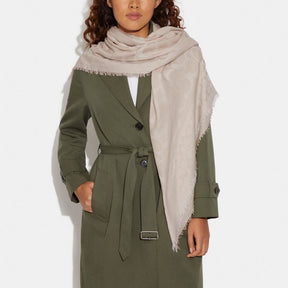 Signature Oversized Square Scarf