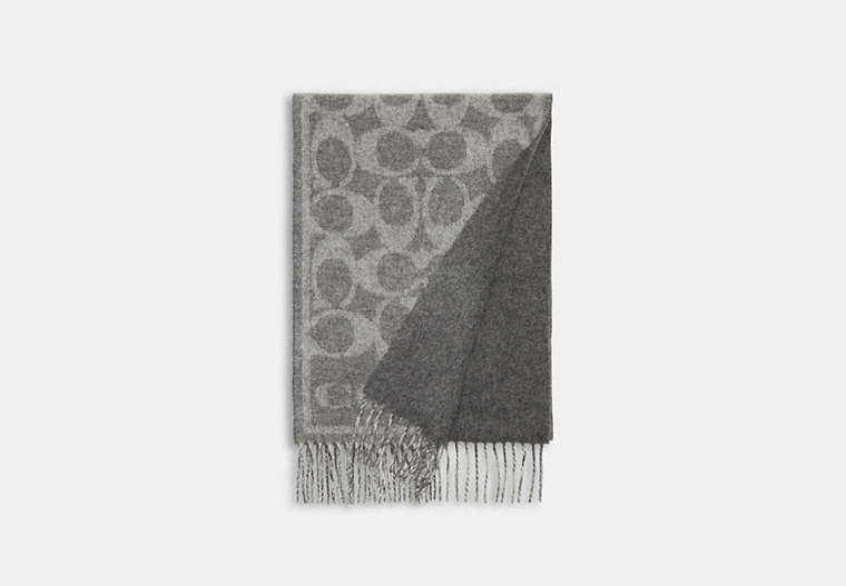 Reversible Signature Cashmere Muffler
