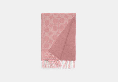 Reversible Signature Cashmere Muffler