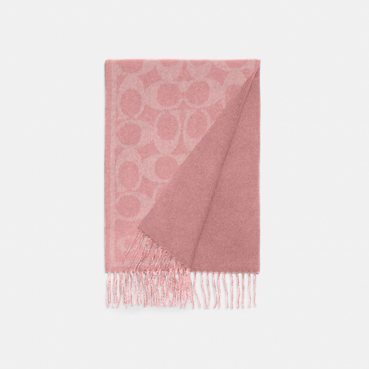 Reversible Signature Cashmere Muffler