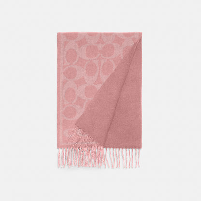 Reversible Signature Cashmere Muffler