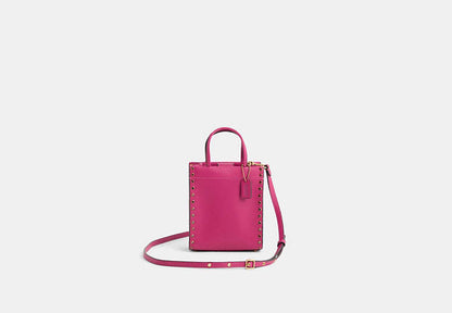 Restored Mini Cashin Tote With Crystal Rivets