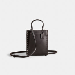 Restored Mini Cashin Tote With Crystal Rivets