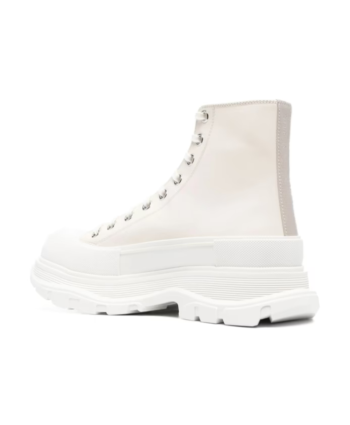 White Tread Slick Man Sneakers