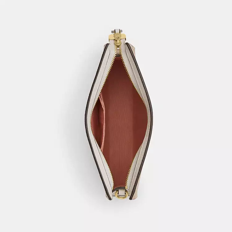 Slim Crossbody Bag  In Signature Canvas With Floral Print