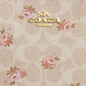 Large Corner Zip Wristlet In Signature Canvas