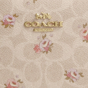 Mini Jamie Camera Bag In Signature Canvas With Floral Print