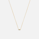 Quilted Signature Bead Pendant Necklace