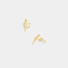 Skeletal Rexy Clip-On Stud Earrings