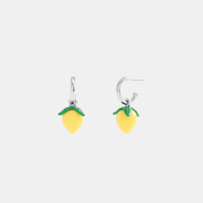 Lemon Huggie Earrings