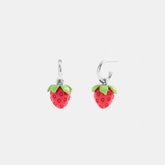 Strawberry Huggie Earrings