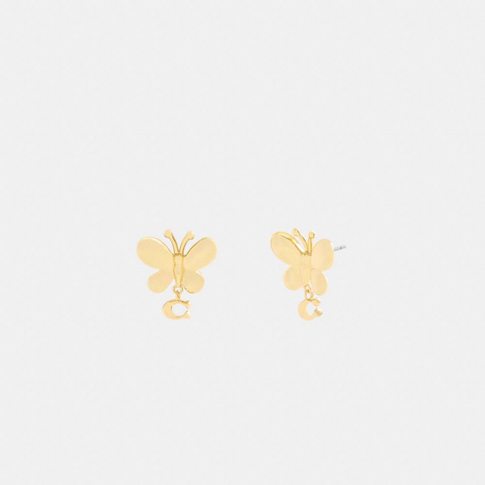 Butterfly Stone Pendant Necklace