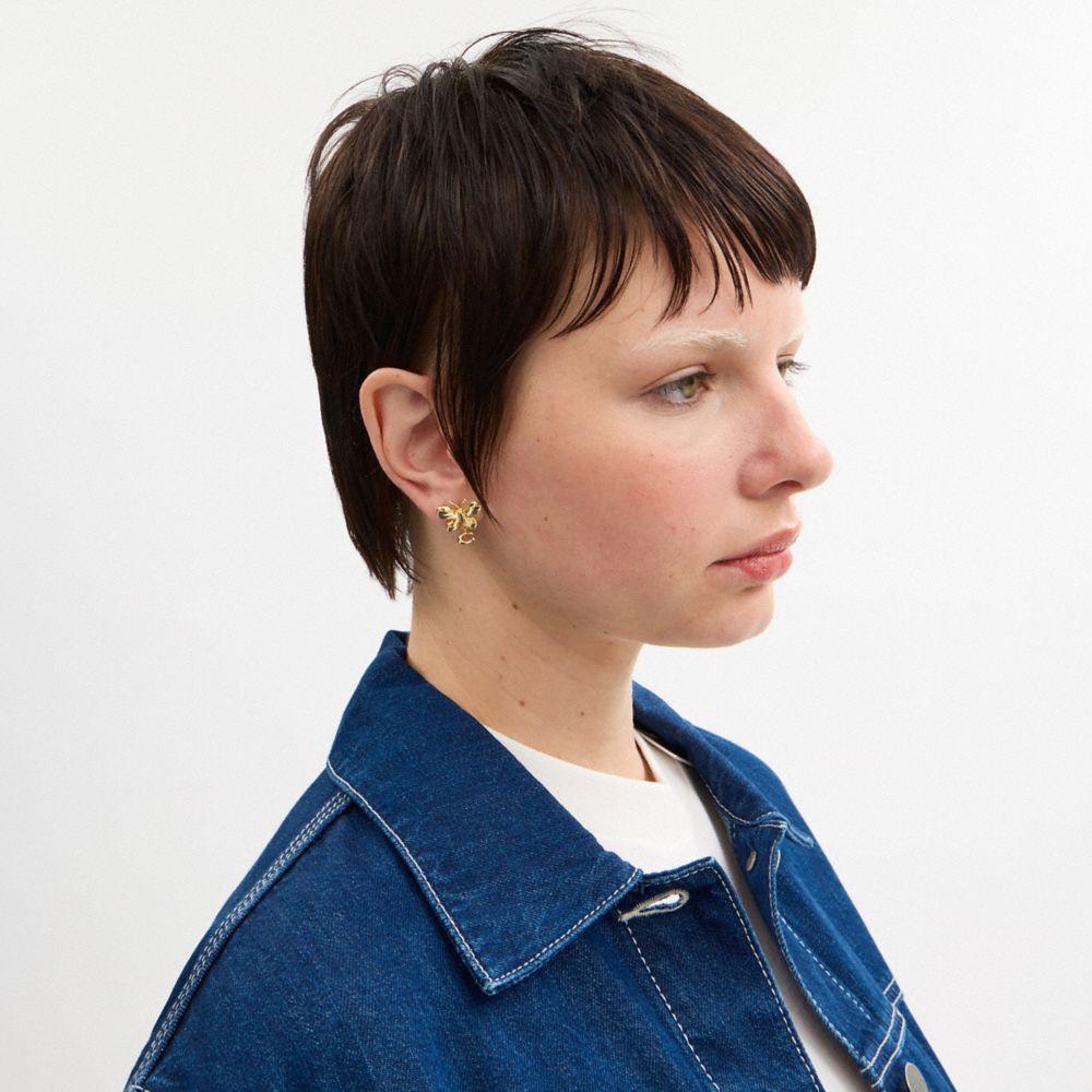 Butterfly Stone Pendant Necklace