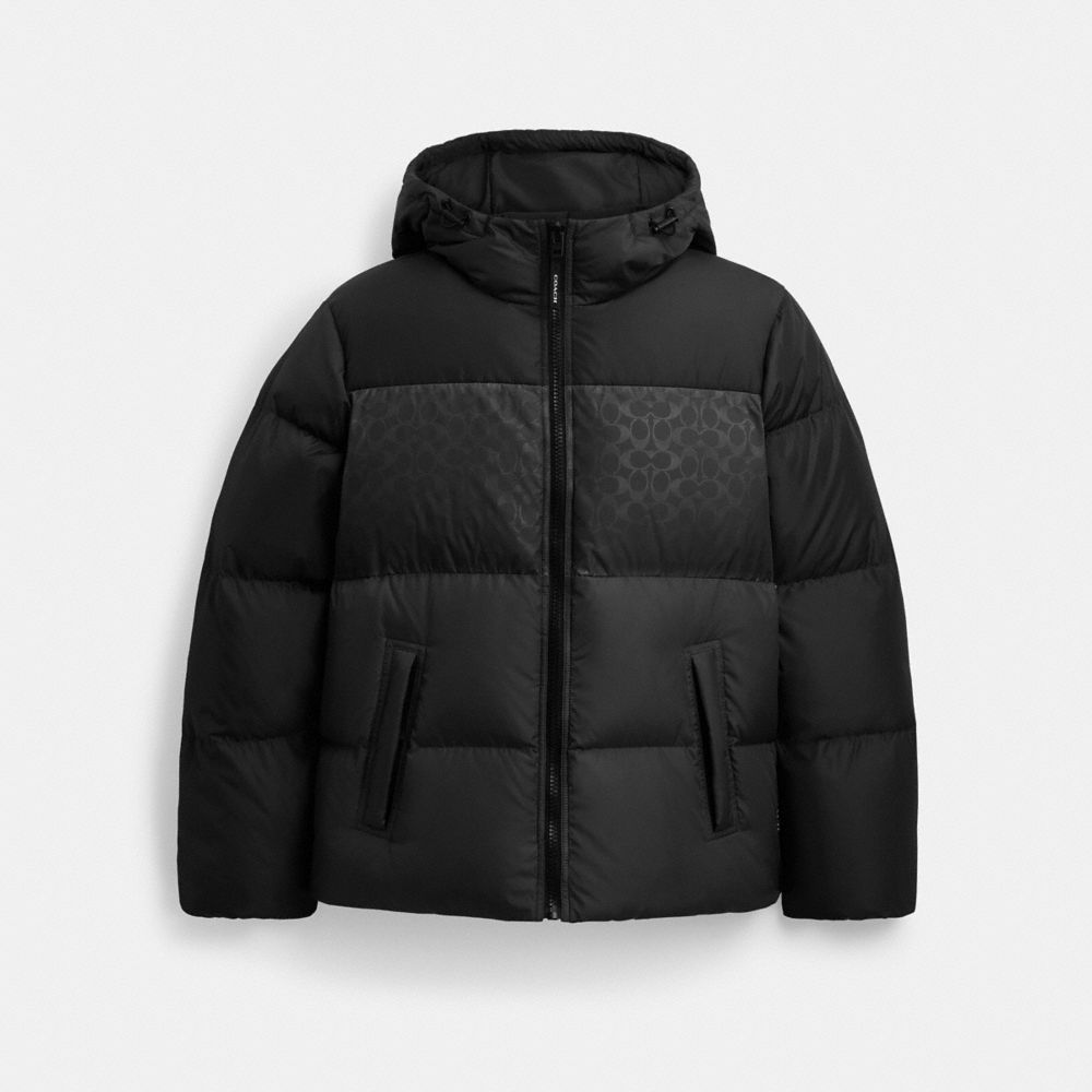 Colorblock Down Jacket