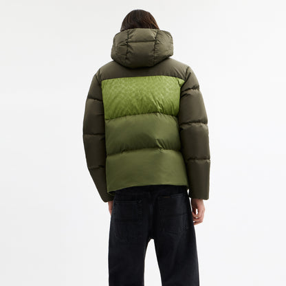 Colorblock Down Jacket