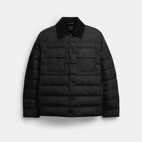 Lightweight Shirt Down Jacket In Recycled Polyester