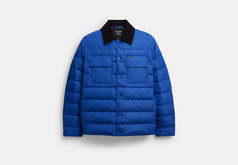 Lightweight Shirt Down Jacket In Recycled Polyester